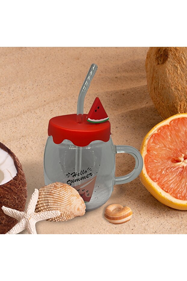 كوب بتصميم البطيخ