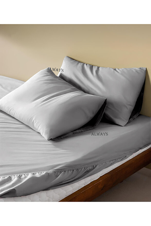 Cotton Fitted Sheet Set with Pillow