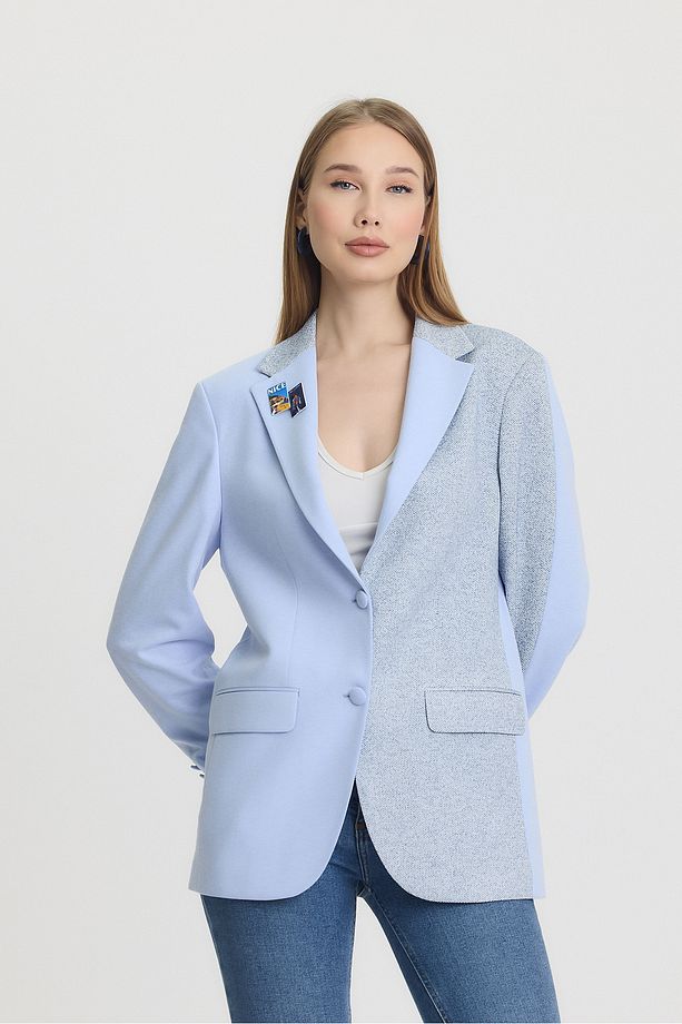 Mavi Colorblock Blazer Ceket - 5
