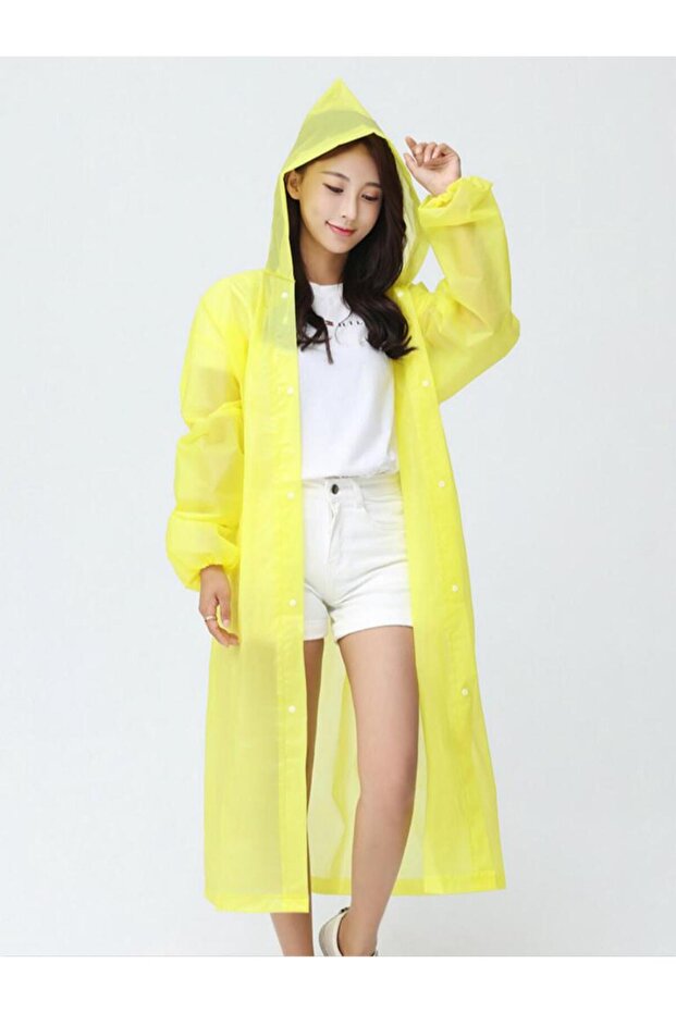 معطف واق من المطر سميك مقاس كبير - 2