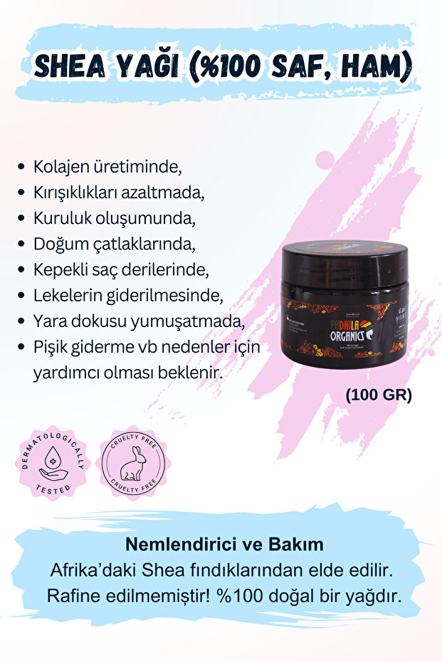 100ml Shea Butter (Karite Oil) 100% Pure and Natural