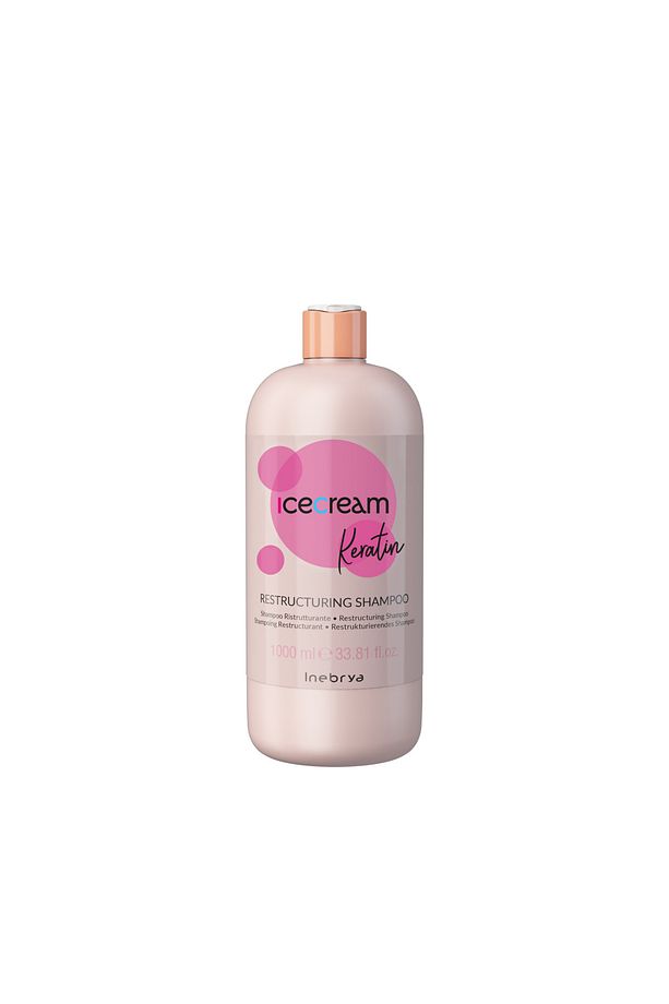 Ice Cream Keratin Yoğun Işlem Görmüş Saçlar Için Onarım Şampuanı 1000ml - 1