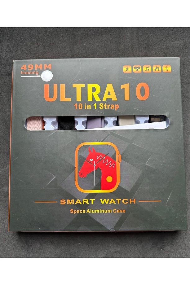 Watch Ultra 9 Plus Turuncu Akıllı Saat Iphone Ve Android uyumlu - 1
