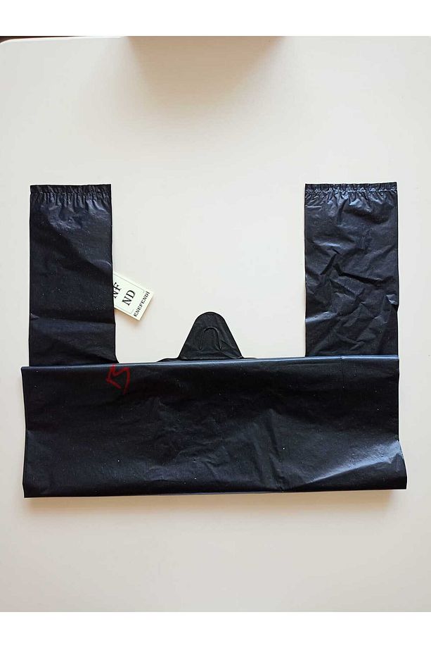 BÜYÜK BOY 1KG ATLET MARKET POŞETİ SİYAH POŞET 30x56cm SAĞLAM - 3