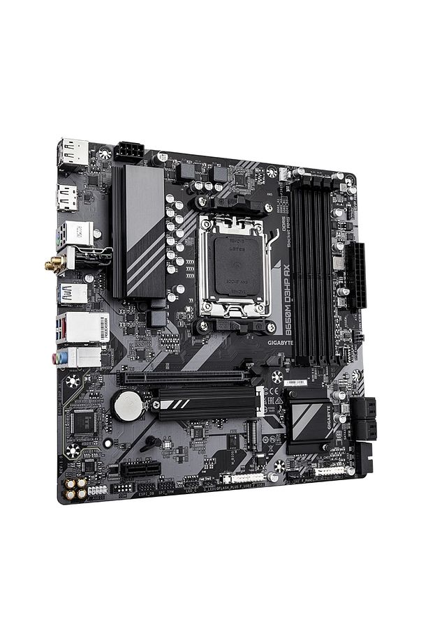 B650m D3hp Ax B650 Ddr5 (VGA YOK) Glan 2.5g Matx Hd Dp Wıfı Bt 2xm2 Rgb Am5 Amd Anakart - 2