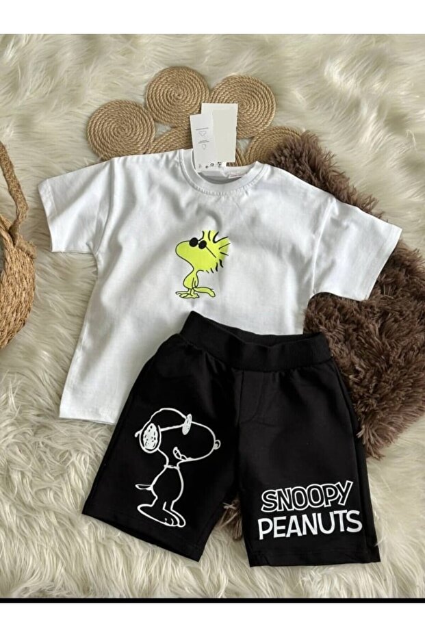 New Season Snoopy Peanuts Printed Unisex Set