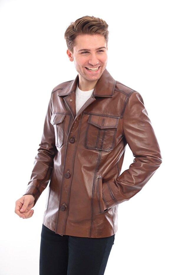 حلقة ساتيس من جلد الحمل 100% - من التصنيع - 5