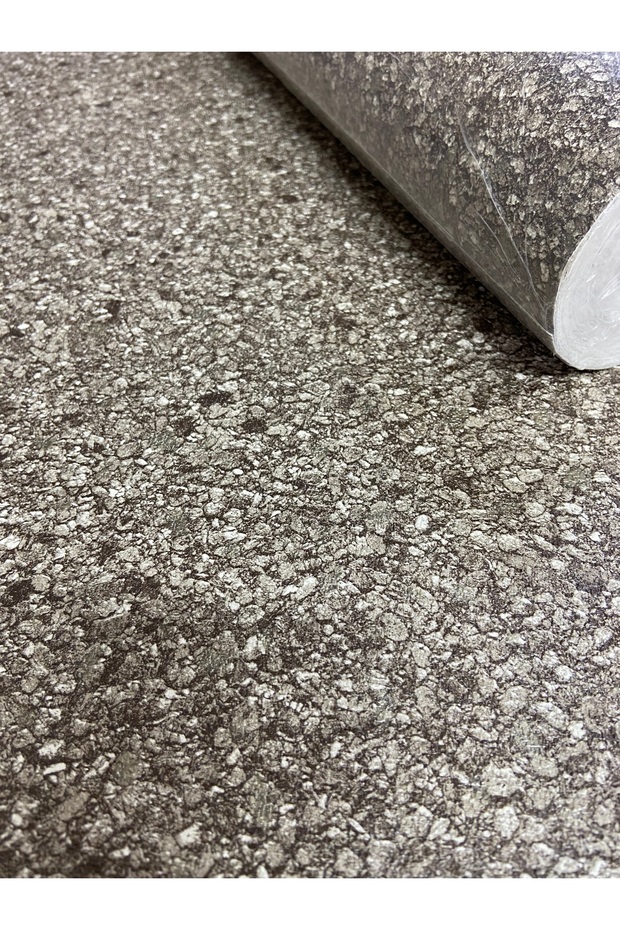 Tutkal hediye yeni ürün simli açık kahve mantar desen dokulu ithal duvar kağıdı - 4