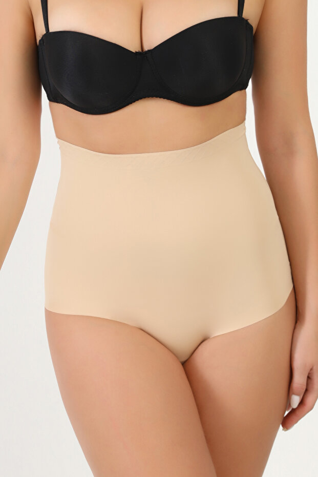 Laser Cut Slip Corset with Effective Firming Effect - Skin