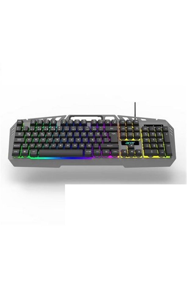Okw213 Siyah Rgb Rainbow Backlit Gaming Keyboard Rainbow Kablolu Klavye Kablo Uzunluğu 1,5 Metr - 1