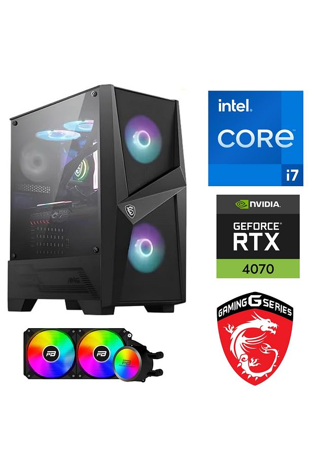 RTX4070 12 GB OC - GAMİNG PC DDR5 - İNTEL İ7 14700KF - 64 GB DDR5 RAM-1 TB M.2 SSD -SIVI SOĞUTMALI - 1