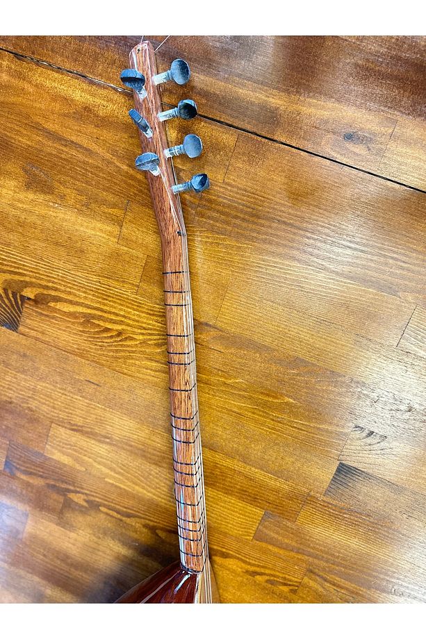 Kısa Sap Yarı Profesyonel Maun Bağlama 40 Tekne Jak Girişli - 3