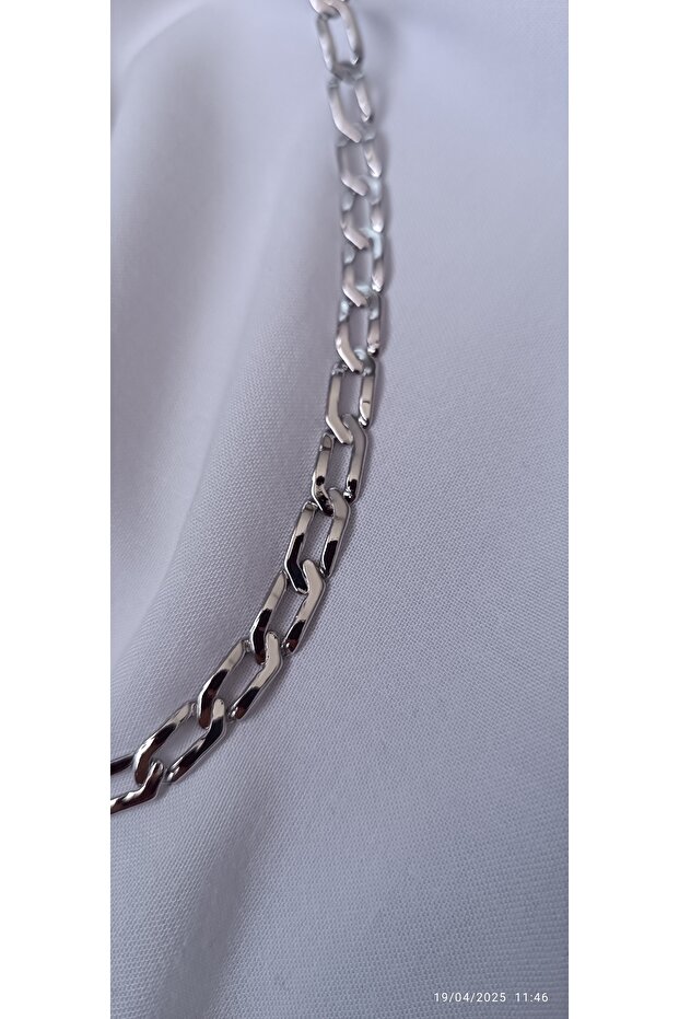Ataç model çelik kolye Silver - 2