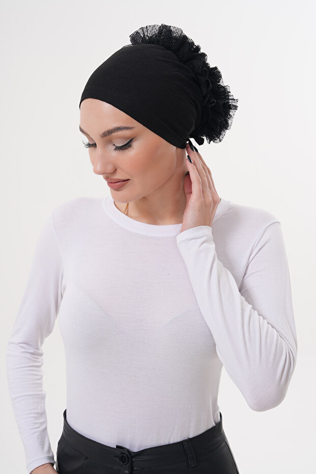 Fırfırlı Penye Bone - 3