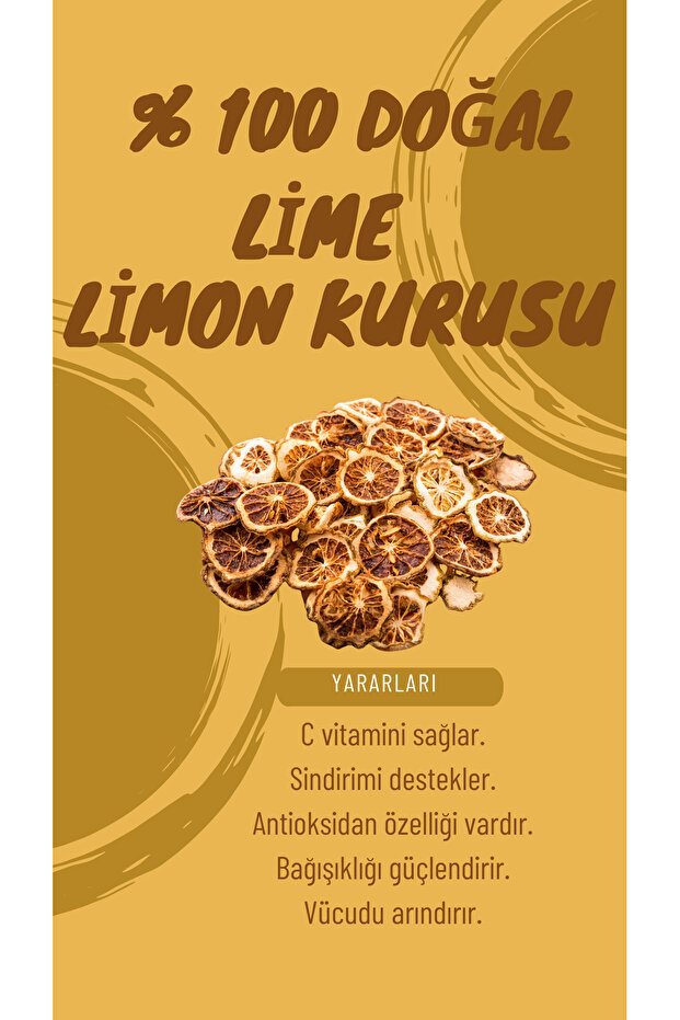 Lime Limon Kurusu 50 gr - 4