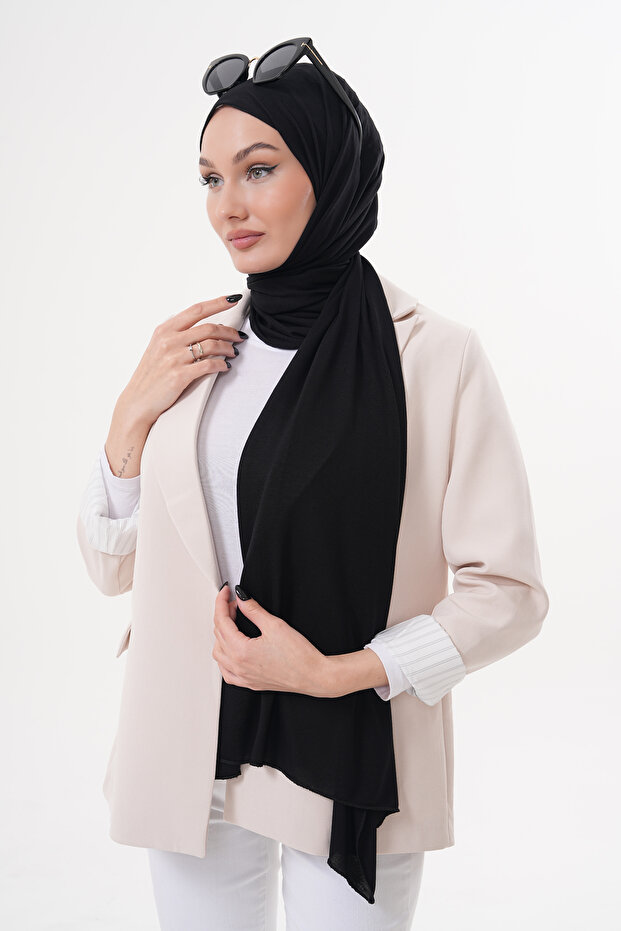 شال قطني ممشط
