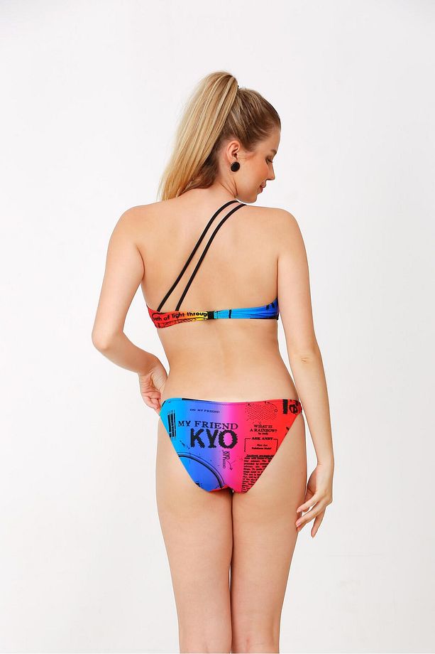One Shoulder Tek Üst Bikini - 5