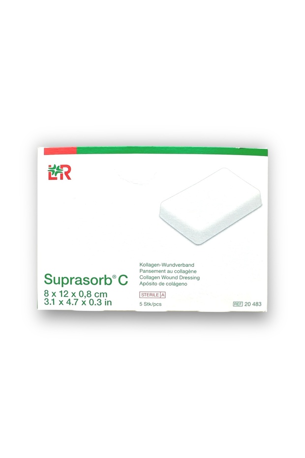 Suprasorb C (COLLAGEN) Kolajen Içerikli Yara Örtüsü 8 Cm X 12 Cm X 0,8 Cm - Ref 20483 - 1 Adet - 3