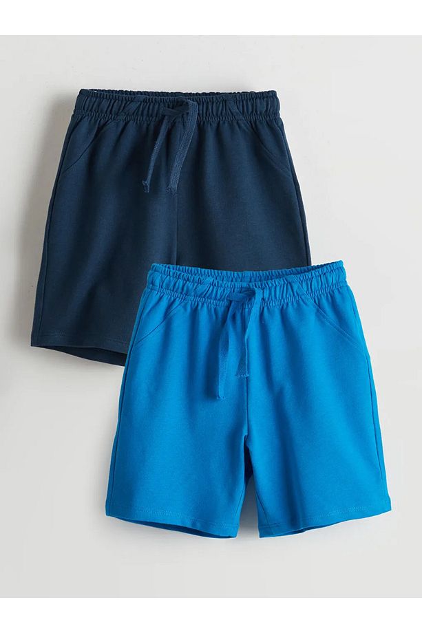 LCW Kids Beli Lastikli Erkek Çocuk Şort 2'li - 1