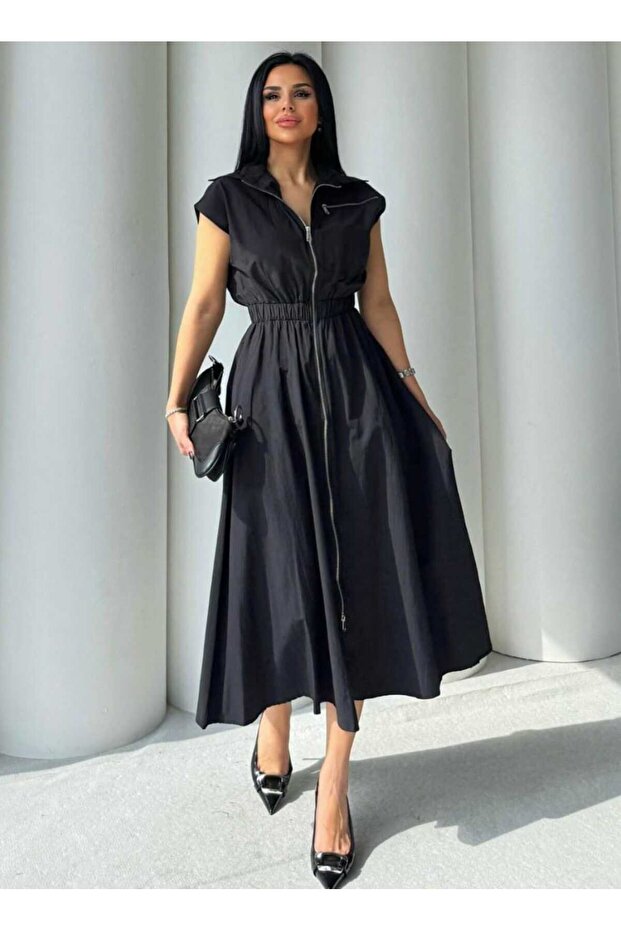 BOYDAN FERMUAR DEYATLI ELBİSE - 1