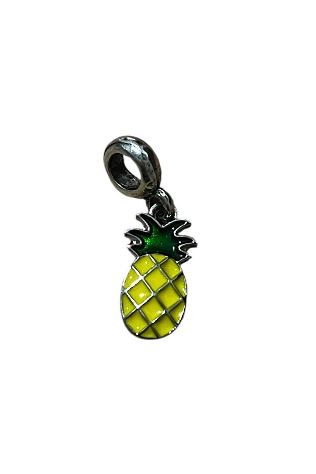 Çelik Ananas Figürlü Charm - 1