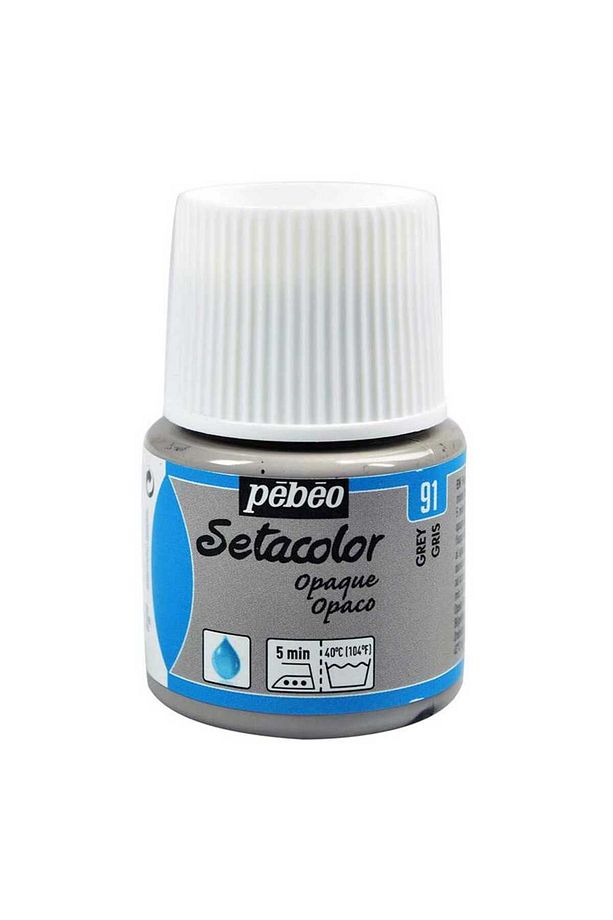 Setacolor Opak Kumaş Boya 45ml - 91 Grey - 1