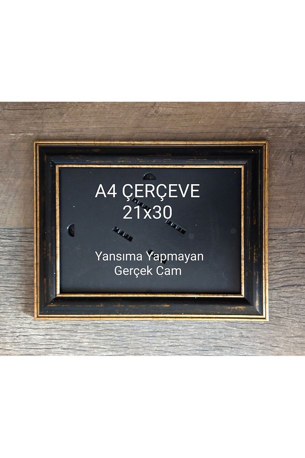 A4 Çerçeve 21x30 Diploma-sertifika Çerçevesi Masa Üstü Ayaklı-yatay Yada Dikey Asılabilir - 2
