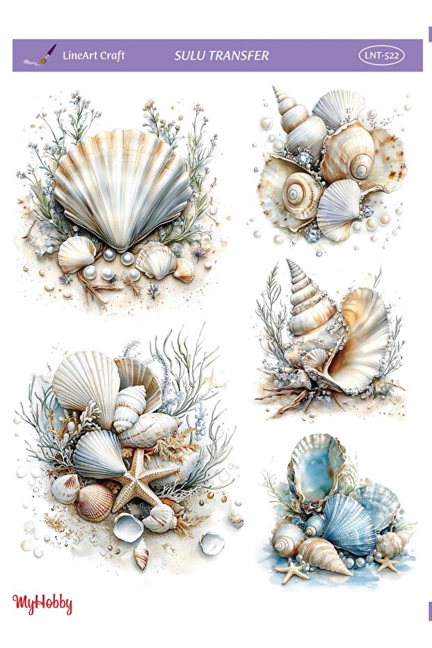 Lineart Water Transfer No:Lnt522 25X35Cm