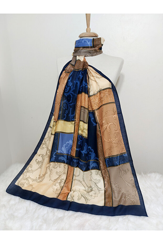 Patterned Soft Cotton Shawl - 2