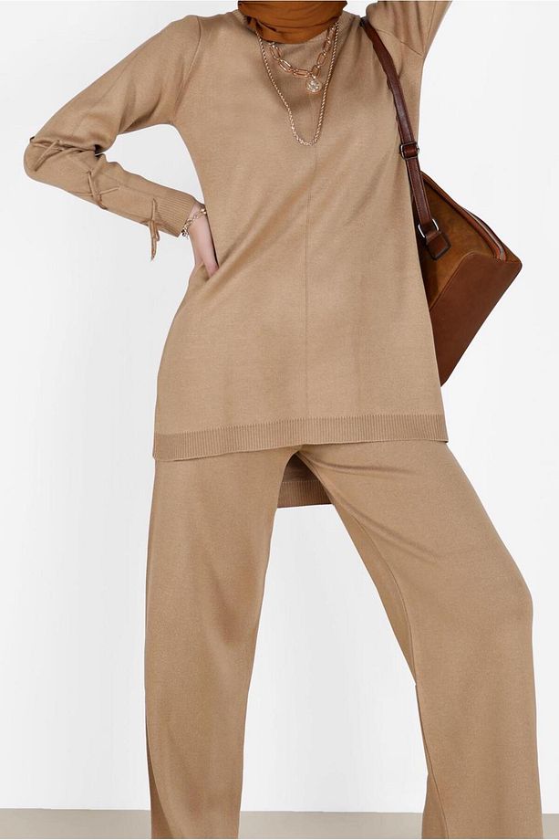 Kolları Bağcıklı Ikili Pant.triko Takım 42032 - 4
