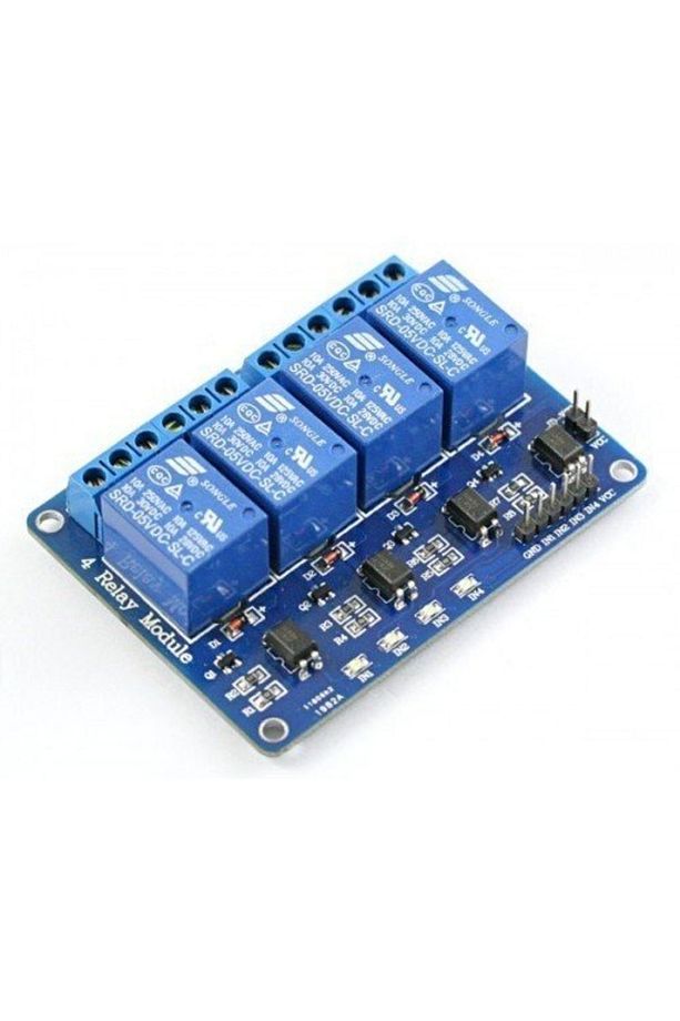 5v 4 Kanal Röle Modülü – Arduino 4‑ch Relay Board Role Kartı - 2