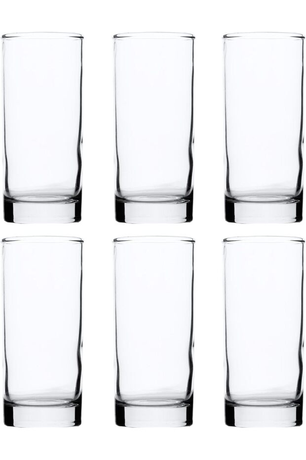 طقم أكواب زجاجية مكون من 6 قطع - 1