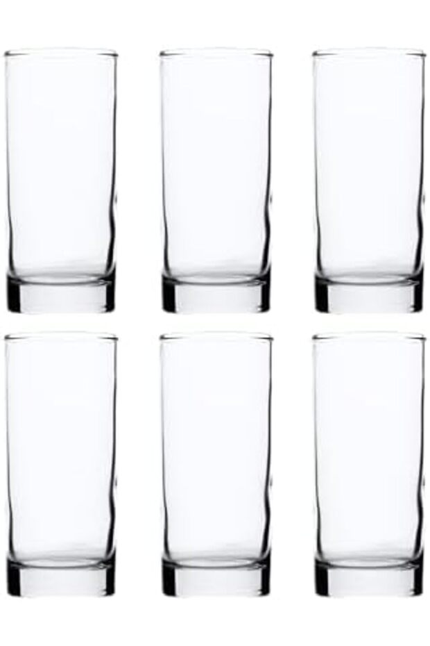 طقم أكواب زجاجية مكون من 6 قطع - 2