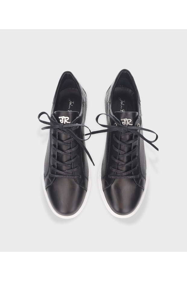 Erkek Siyah Sneaker - 4