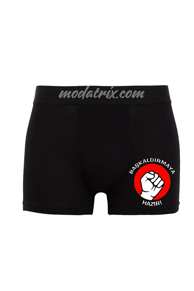 Baş Kaldırmaya Hazır Baskılı Boxer - 2