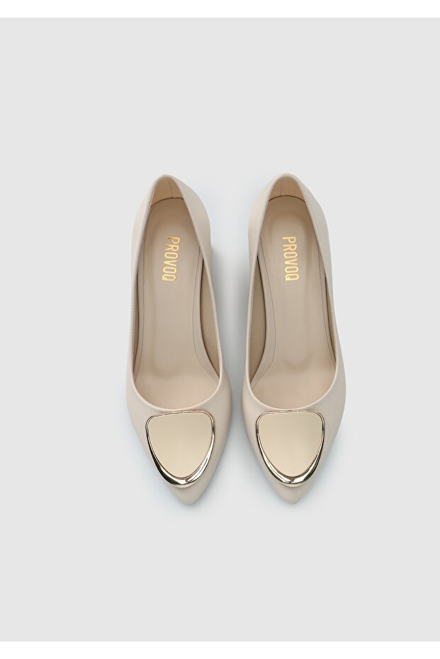 Pantofi de damă bej - 5