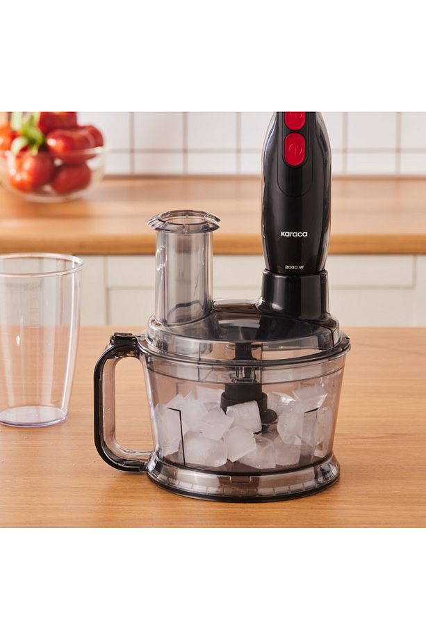 6 In 1 Çok Amaçlı Mutfak Robotu , 2000w Turbolu Güçlü Motor, 1,5lt Geniş Hazne Tartı Hediye - 5