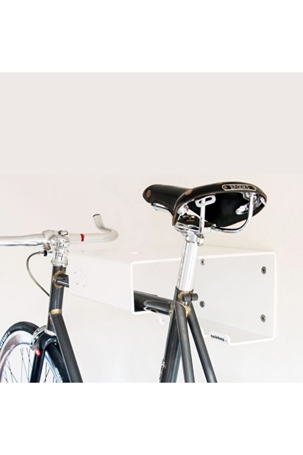 Bisiklet Duvar Askısı Beyaz - 2