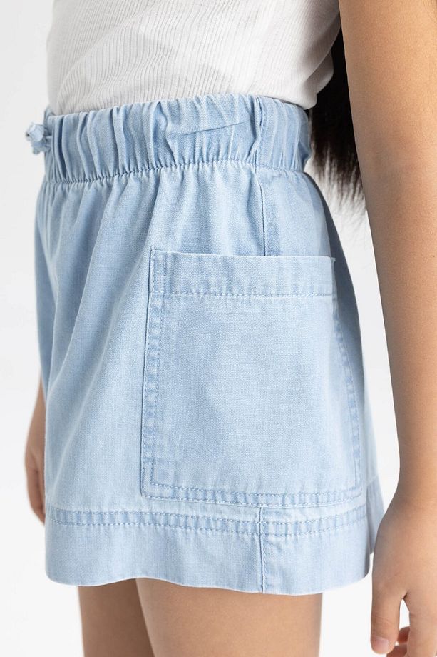 Kız Çocuk Jean Şort B6574A824SM - 5