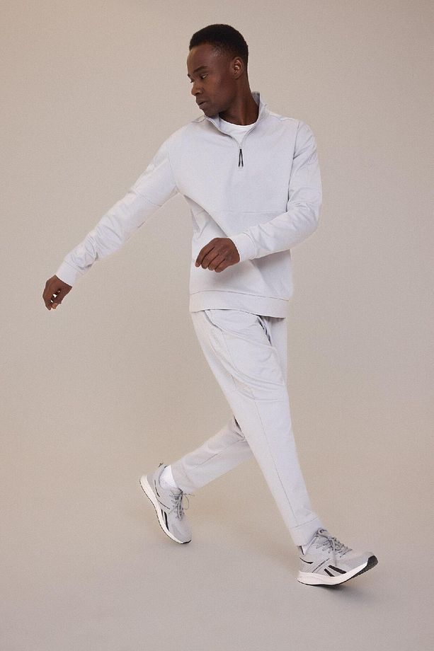 Fit Sporcu Standart Fit Jogger Eşofman Altı Içi Yumuşak Tüylü Skuba Dalgıç Kumaş D7308ax25sp - 3