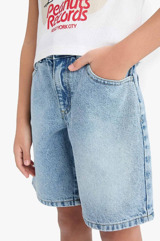 Kız Çocuk Jean Şort E1764A825HS - 4