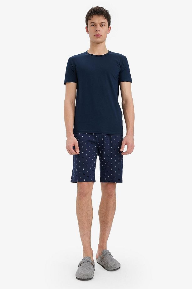 Regular Fit Desenli Cepli Şort Pijama Altı E0513AX25SM - 4