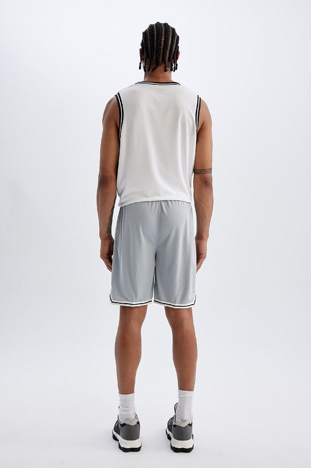 Fit Standart Fit Sporcu Kısa Paça Şort C2419ax24sm - 6
