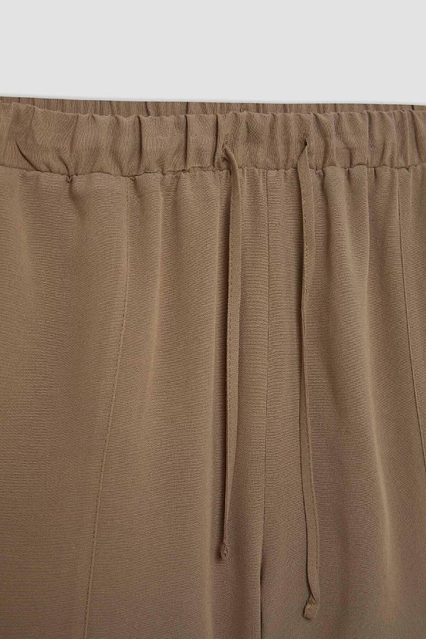 Regular Fit Normal Bel Keten Karışımlı Şort D0967AX24HS - 8