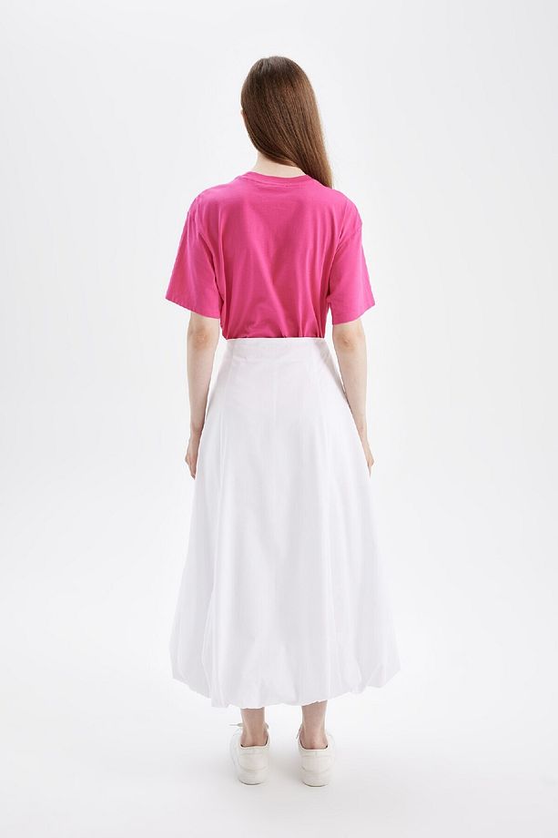 Balloon Fit Poplin Maxi Etek C8936AX24SM - 6