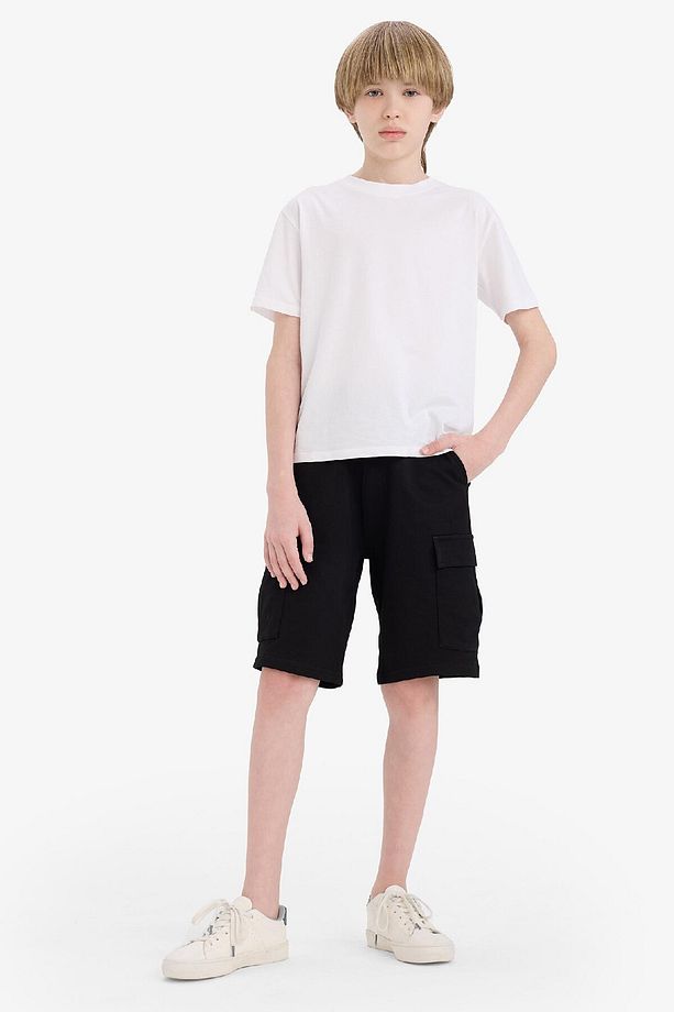 Erkek Çocuk Regular Fit Sweatshirt Kumaşı Şort - 2