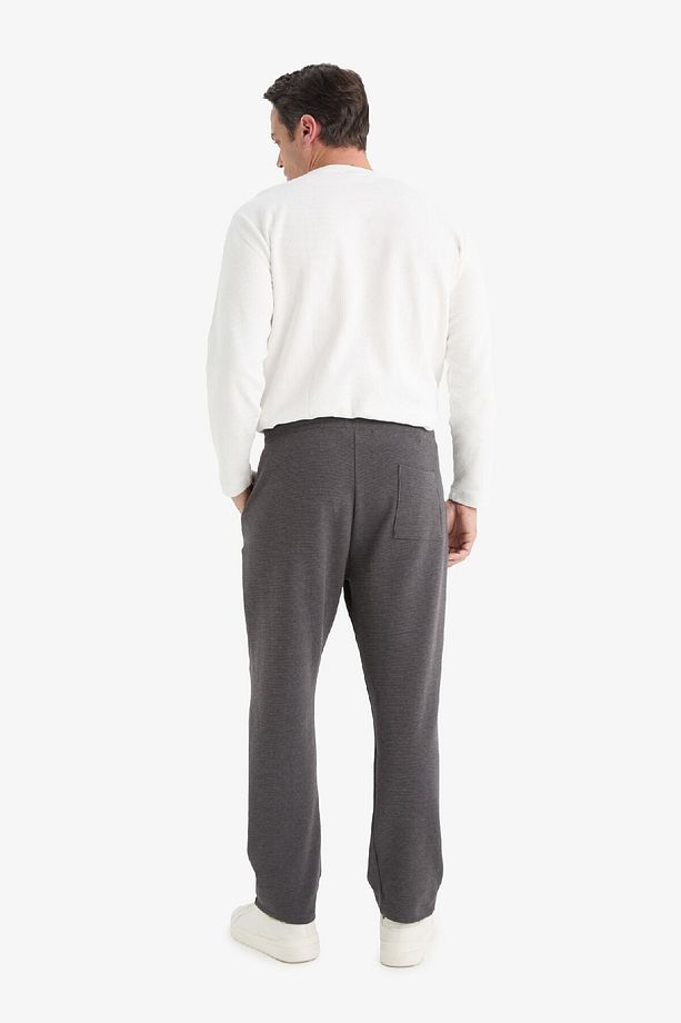 Regular Fit Cepli Düz Paça Dokulu Eşofman Altı D7603ax25sp - 6