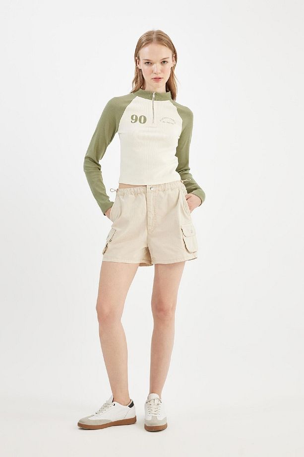 Coool Regular Fit Normal Bel Kısa Paça Gabardin Şort A3688AX24HS - 2