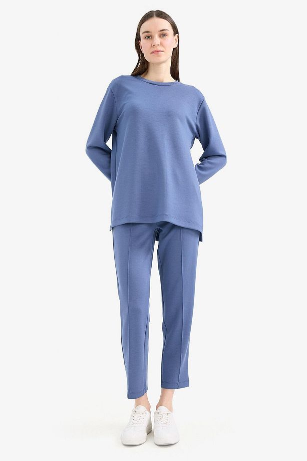 Regular Fit Esnek Belli Cepli Basic Düz Pantolon E1954ax25sp - 3