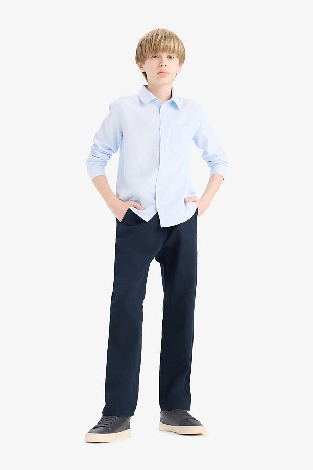 Erkek Çocuk Düz Paça Basic Düz Gabardin Pantolon Tyc21e1f3d16b74640c751909 - 3
